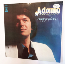 Винтажная виниловая пластинка LP Adamo Voyage Jusqua Toi (France 1976)