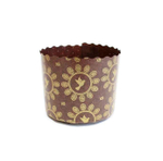 Форма для кулича d70, h60мм коричневая с голубем (120 гр.) 5 шт.