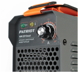 Аппарат сварочный PATRIOT WM 201 Smart /MMA /200 А/ 8,3 кВт/ ПВ 60%/ работа от 140 В