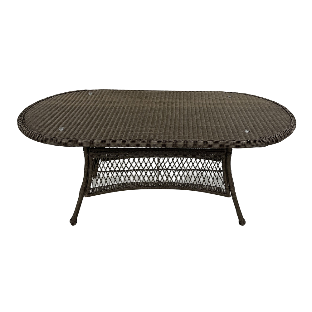 Стол овальный 1800х900х750 мм из ротанга МЭДИСОН «MADISON» арт.79903