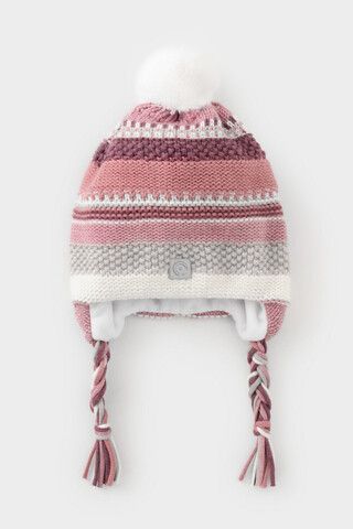 шапка  для девочки  КВ 20334/24ш/примула,св.слива