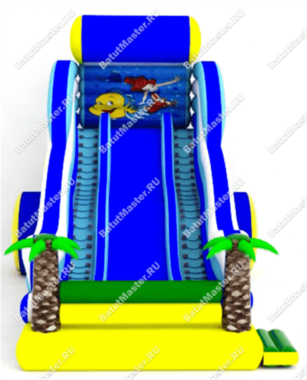 Надувной батут "Водопад Игуасу" 16*9*12 м