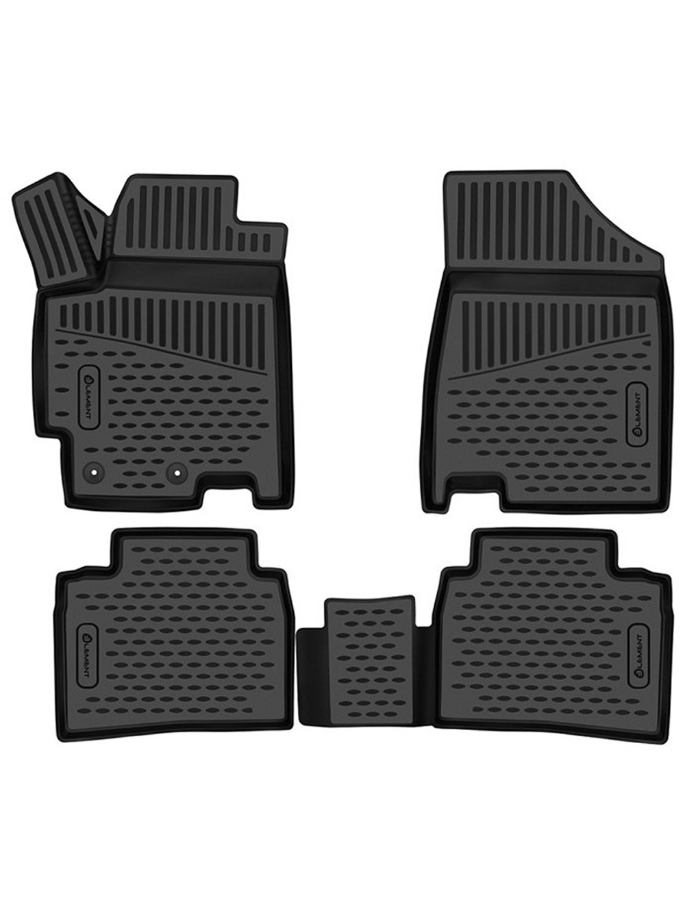 Коврики в салон для МОСКВИЧ 6 2023 - 4шт. (полиуретан) ELEMENT3DA70581210K