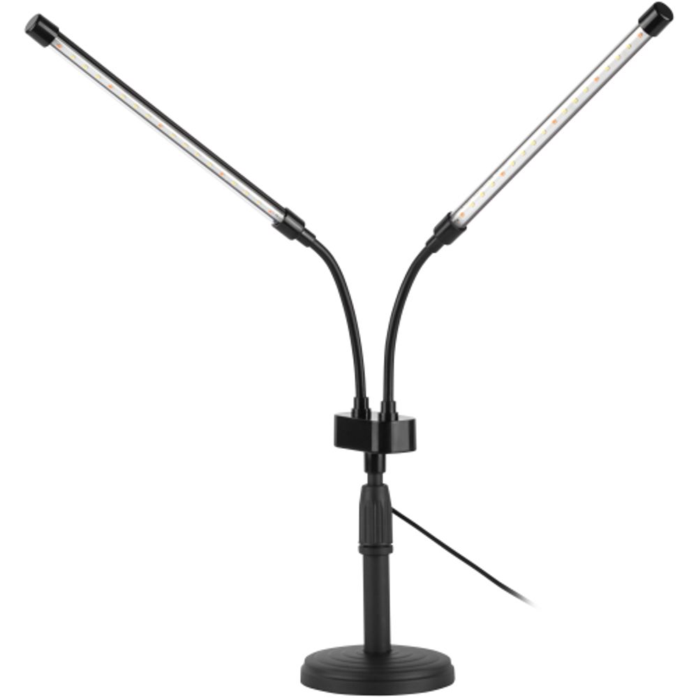 Настольный светильник для растений ЭРА FITO-20W-АLED-Ra полного спектра 20 Вт черный | Светильники для растений