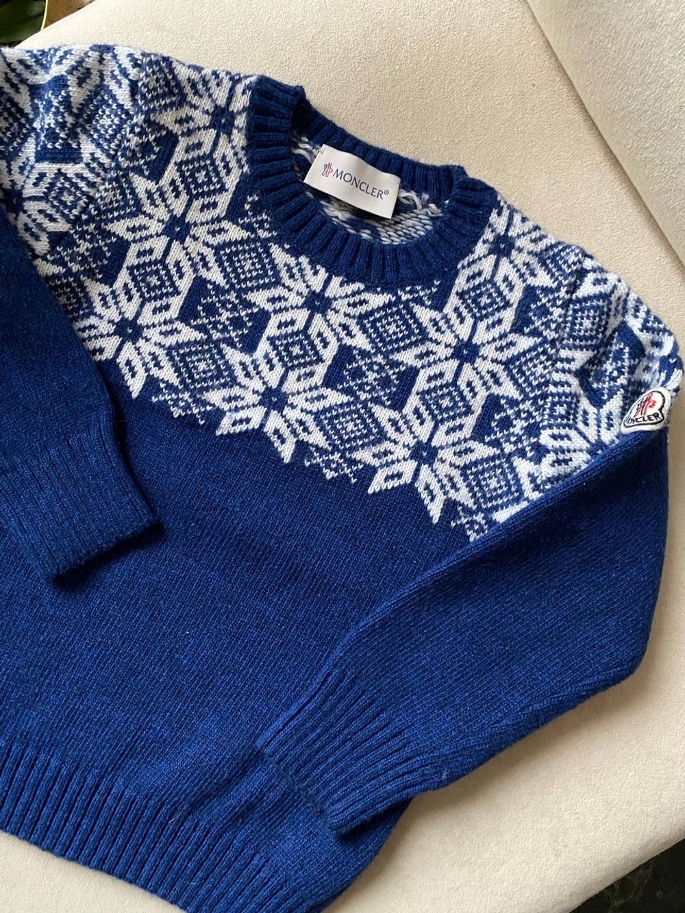 Свитер Moncler синий, 92