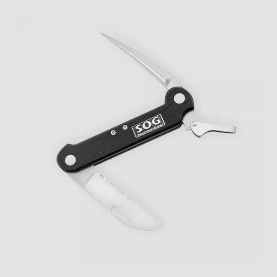 Складной нож SOG Nautical SG/FF-23-CP c клинком из стали 6Cr12MoV, рукоять титан