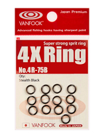 Заводные кольца VANFOOK 4R-75B #4 stealth black
