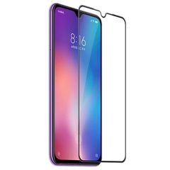 Защитное стекло 6D на весь экран 9H для Xiaomi Redmi 9 (Черная рамка)