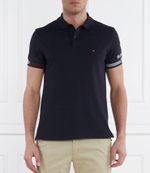 Поло FLAG CUFF Tommy Hilfiger - темно-синий(MW0MW34780)