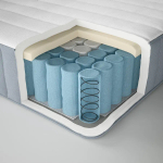 Кровать - LYNGÖR / LYNGОR IKEA/ ЛЮНГЕРЬ ИКЕА,  140х200 см, белый