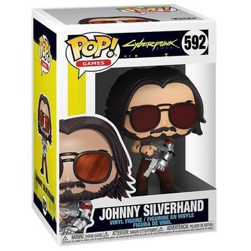 Фигурка Funko POP! Vinyl: Games: Cyberpunk 2077: J Slvrhnd (w/ Gun) 47522