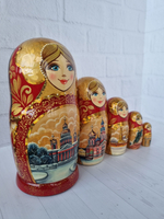 Матрёшка "Виды города" 5мест
