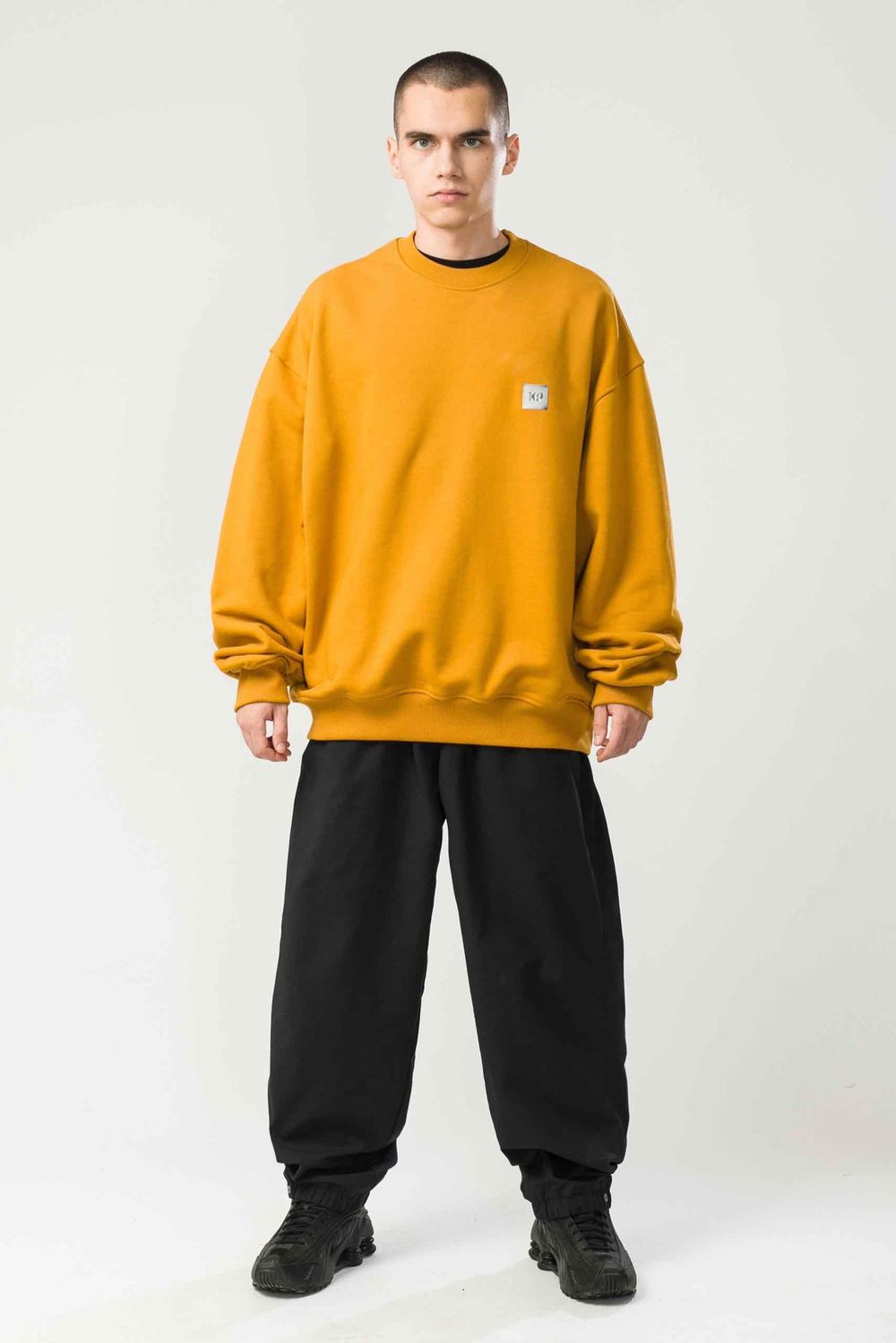 Толстовка Codered Baggy Crew Мокрый Песок