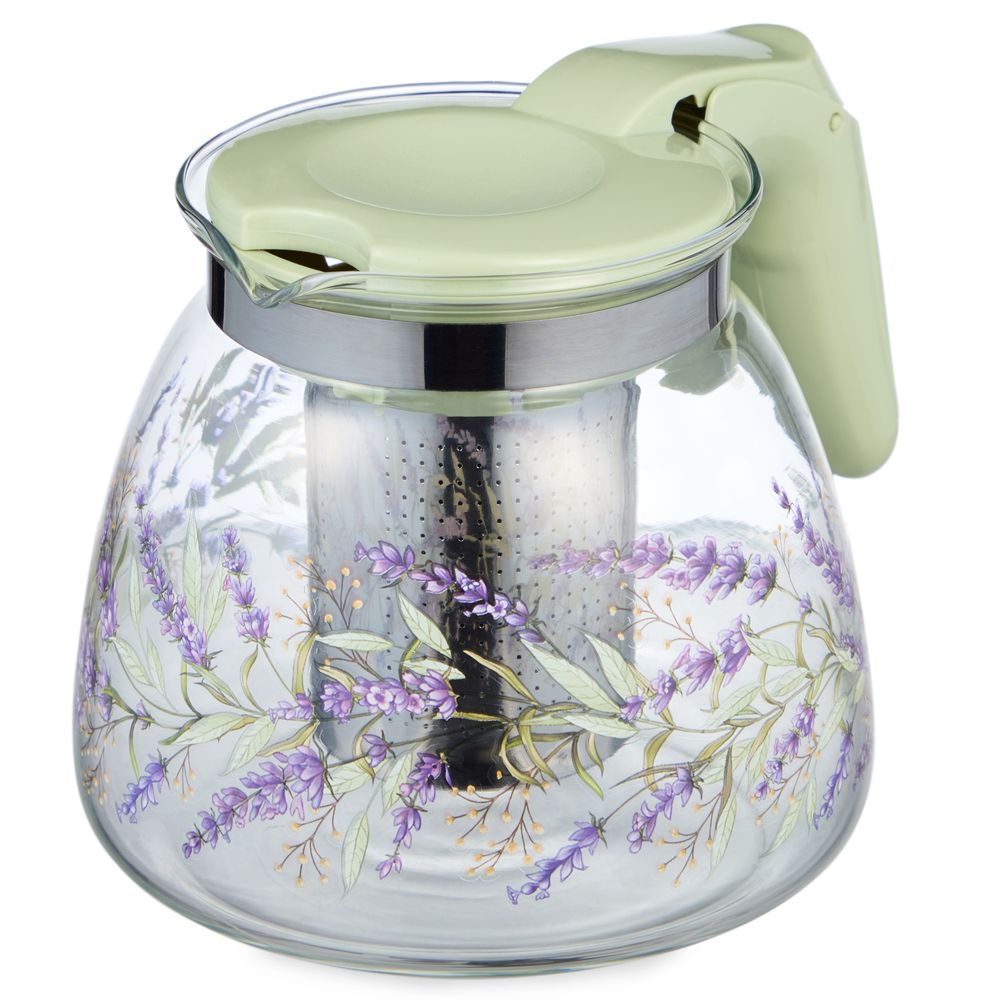 ЗАВАРОЧНЫЙ ЧАЙНИК AGNESS С ФИЛЬТРОМ "ДУША ПРОВАНСА" 900 МЛ.