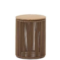 Журнальный столик Dandara Ø40х52 см бежевый