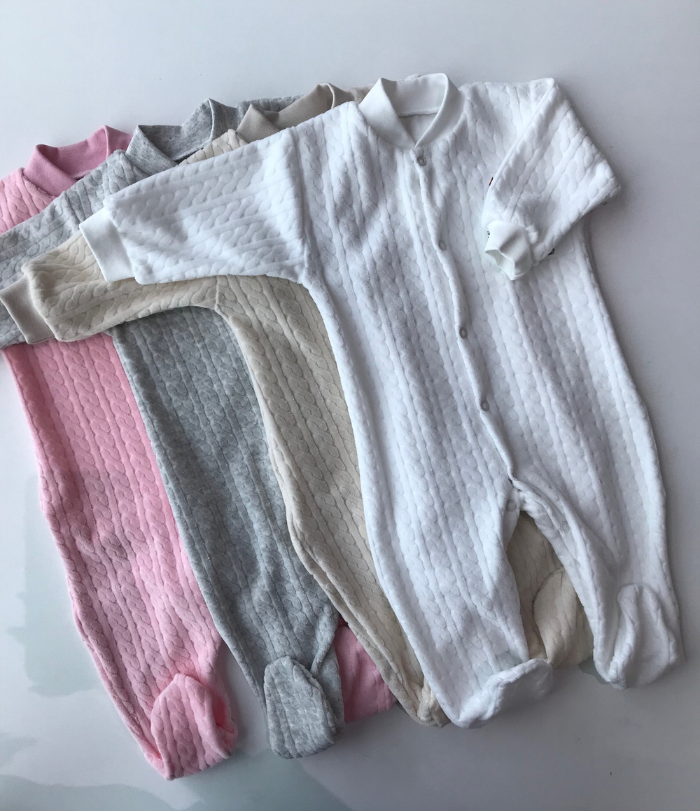 Комбинезон Лапша велюр (Малышеево) Арт: 0204В (Размер: 68)