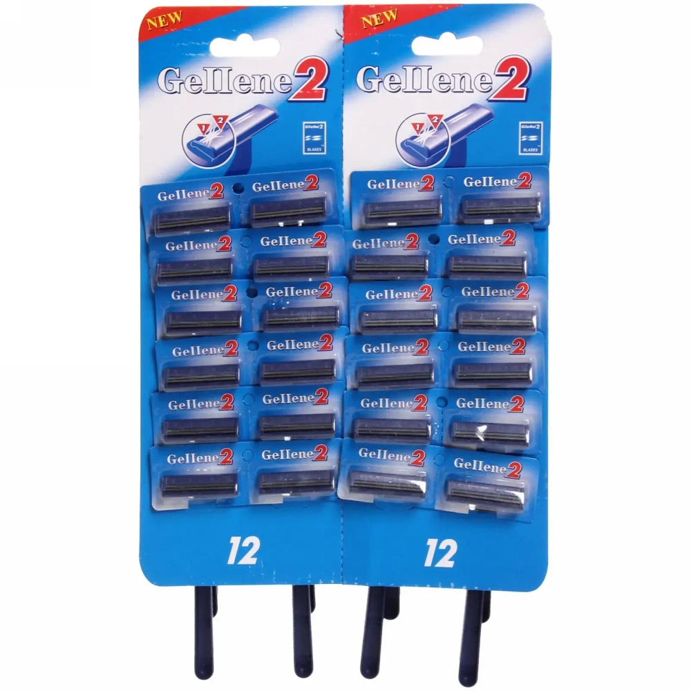 Станок одноразовый для бритья 24шт., 2 лезвия (цена за 24шт)