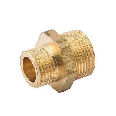Ниппель редукционный ELSEN METALIT EBF29 - 3/8" x 1/2" (резьбовой, латунь без покрытия)
