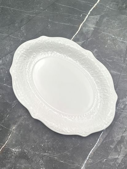 Блюдо овальное 30 см. Роял Ажур