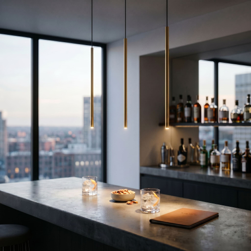 Подвесной светодиодный светильник Crystal Lux CLT 076C500 GO
