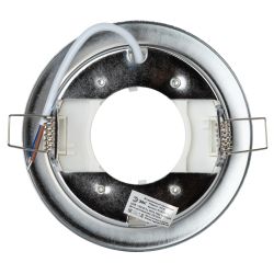 Светильник встраиваемый ЭРА KL35 CН /1 (к) под лампу GX53 хром термокольцо в комплекте