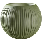 Кашпо для цветов пластиковое 1,7л d-13,5см «Сфера» Оливковый