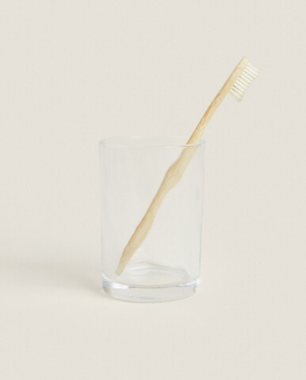 ZARA HOME СТЕКЛЯННАЯ ПОДСТАВКА ДЛЯ ЗУБНЫХ ЩЕТОК