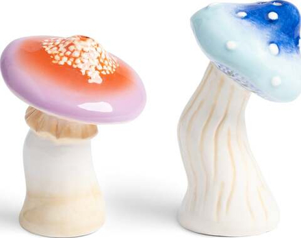 Солонка и перечница K Amsterdam Magic Mushroom, керамика, разноцветная