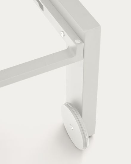 Canutells Алюминиевый шезлонг с белой отделкой Испания La Forma