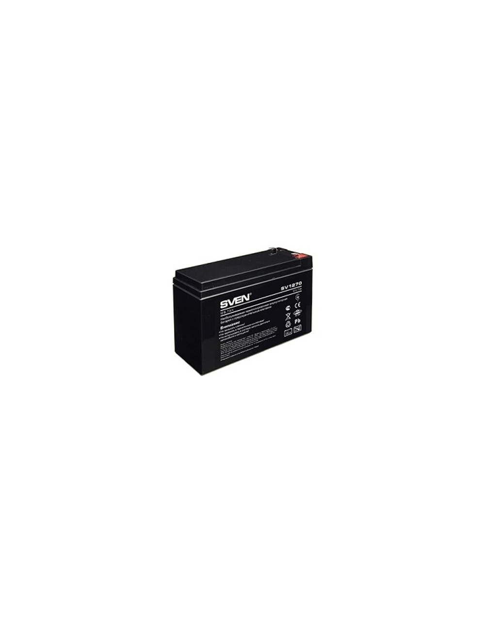 Sven SV1270 (12V 7Ah) батарея аккумуляторная (каждая батарейка в отдельном прозрачном пакете)