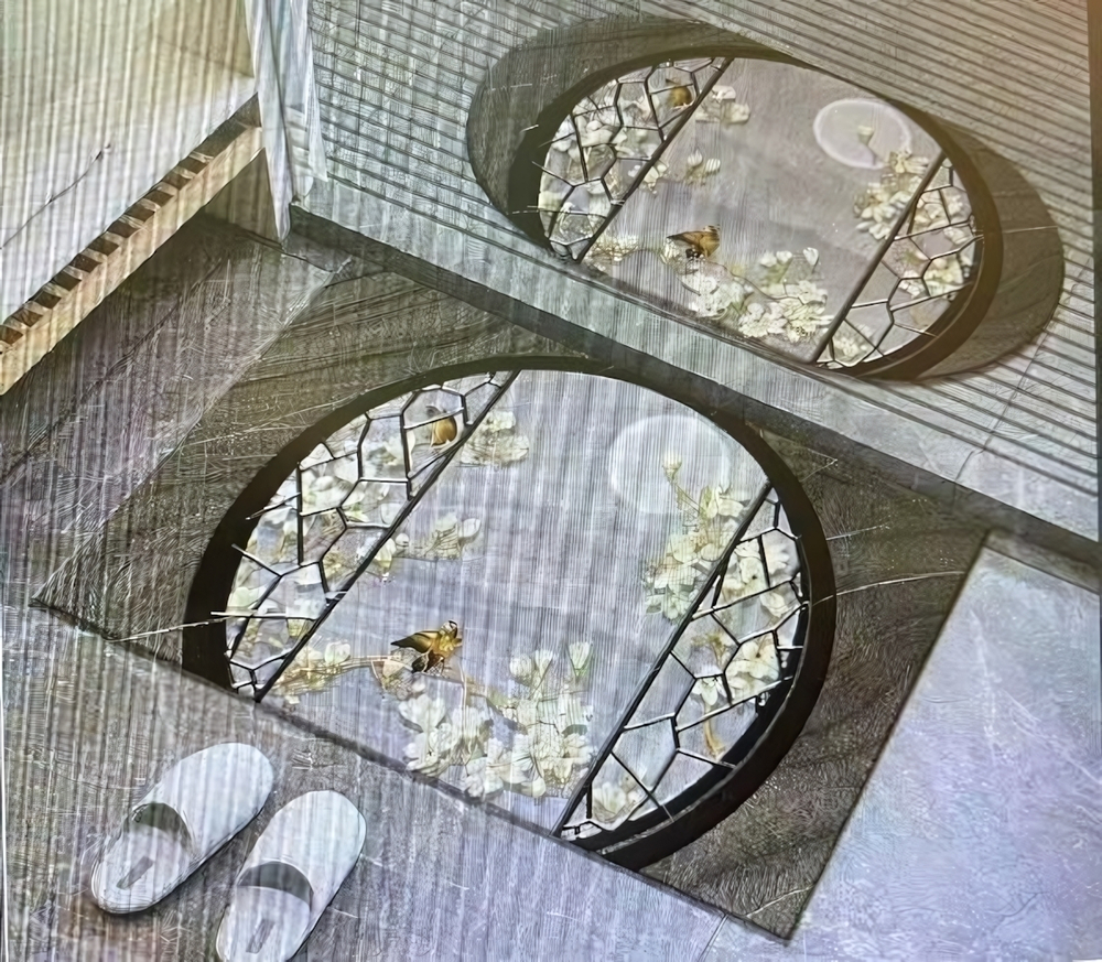 Коврик для ванной 38*58"Сакура»