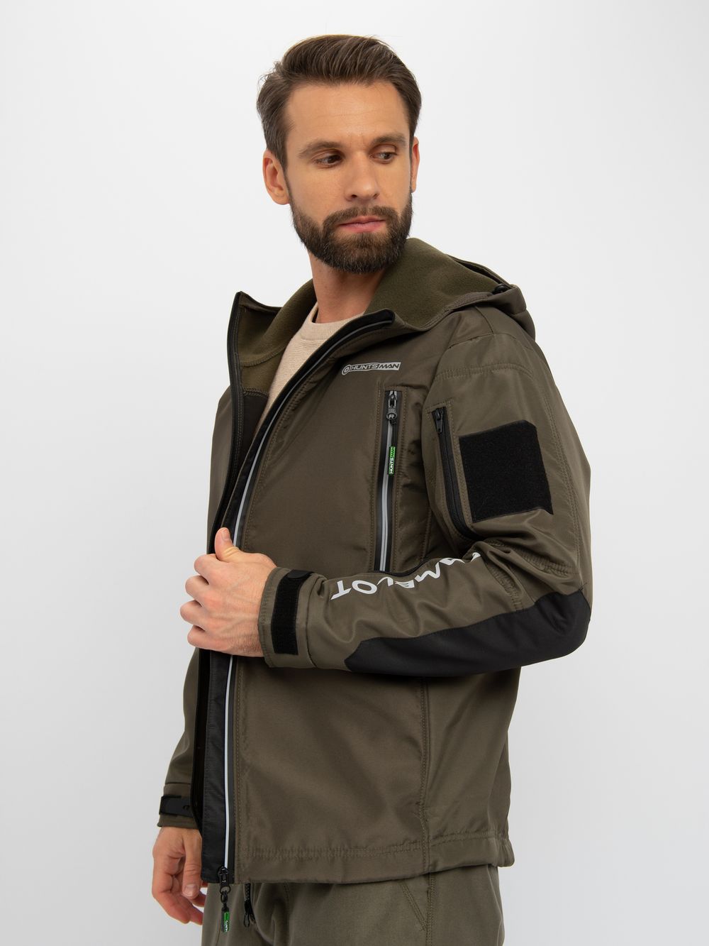 Куртка демисезонная Камелот ткань Softshell цвет Хаки