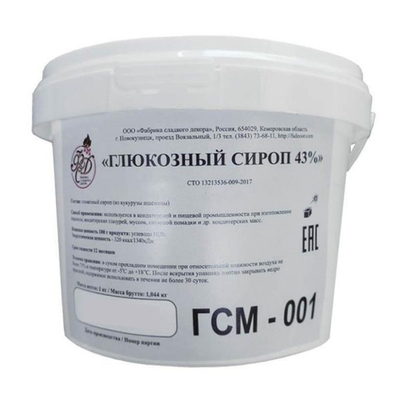 Глюкозный сироп 43% кондитерский 1 кг