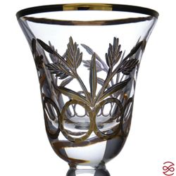 Набор рюмок TIMON Tiziano Golden/Palm (6 шт) 80 мл