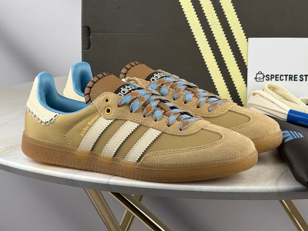 Wales Bonner x Adidas Samba Nylon Desert White