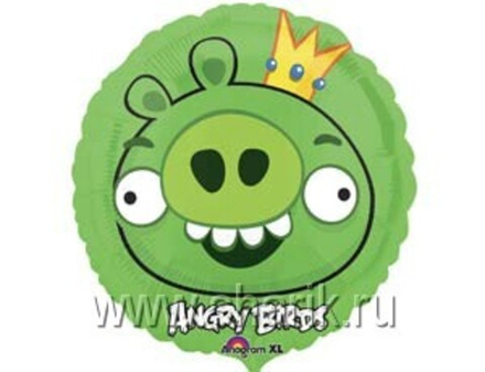 А 18" Круг Angry Birds Король Свиней S60