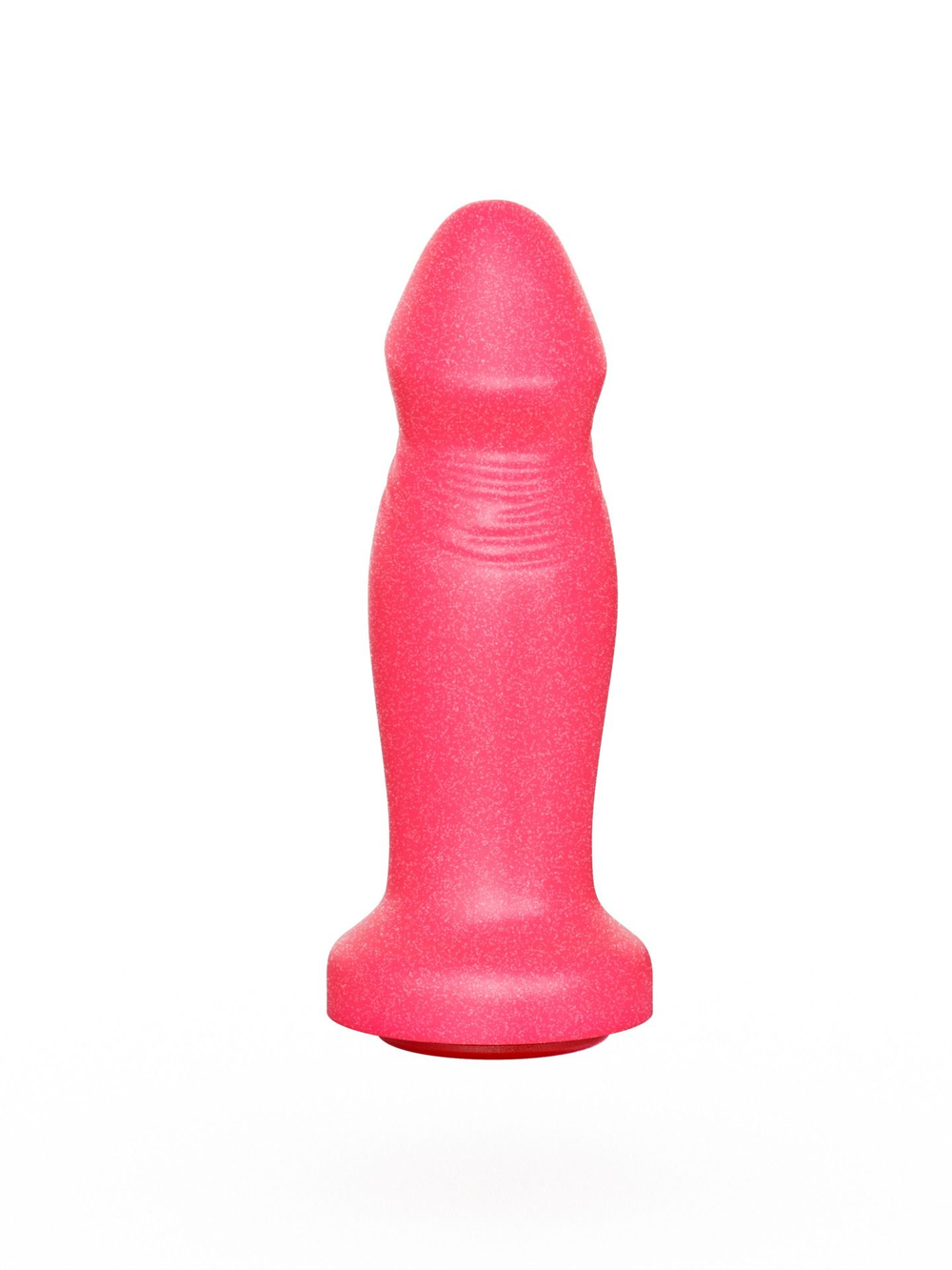 Анальный фаллоимитатор LOVETOY розовый, с основанием, 14 см