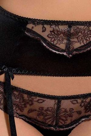 Комплект Brida Set With Open Bra Black Passion