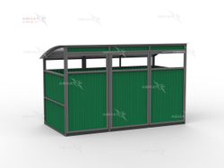 Контейнерная площадка для ТБО «Стандарт» Aviator 255.01