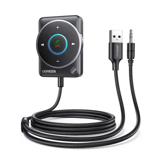 Ugreen CM723 Car Bluetooth 5.3 Receiver Audio Adapter Black