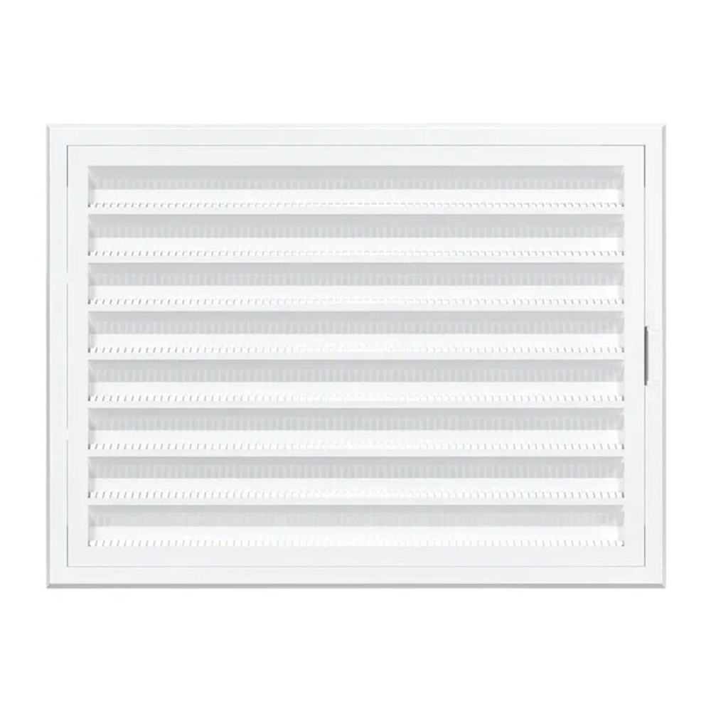 Решетка вентиляционная пластик, разъем, 200х150 мм, с сетк, бел, Эра, 2015RZN