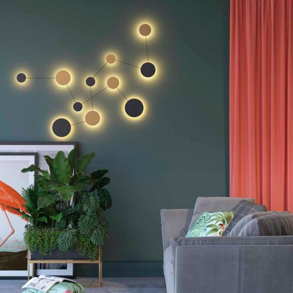 Настенный светодиодный светильник Odeon Light Hightech Galaxy 4211/38WL