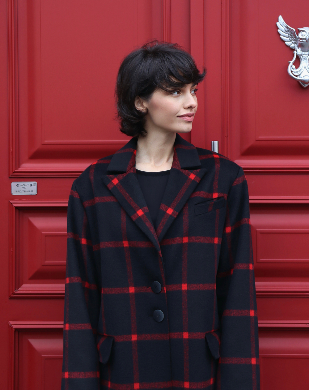 Пальто с мужского плеча