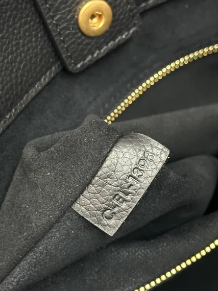 Сумка Celine MEDIUM CABAS ANAÏS CUIR TRIOMPHE черная