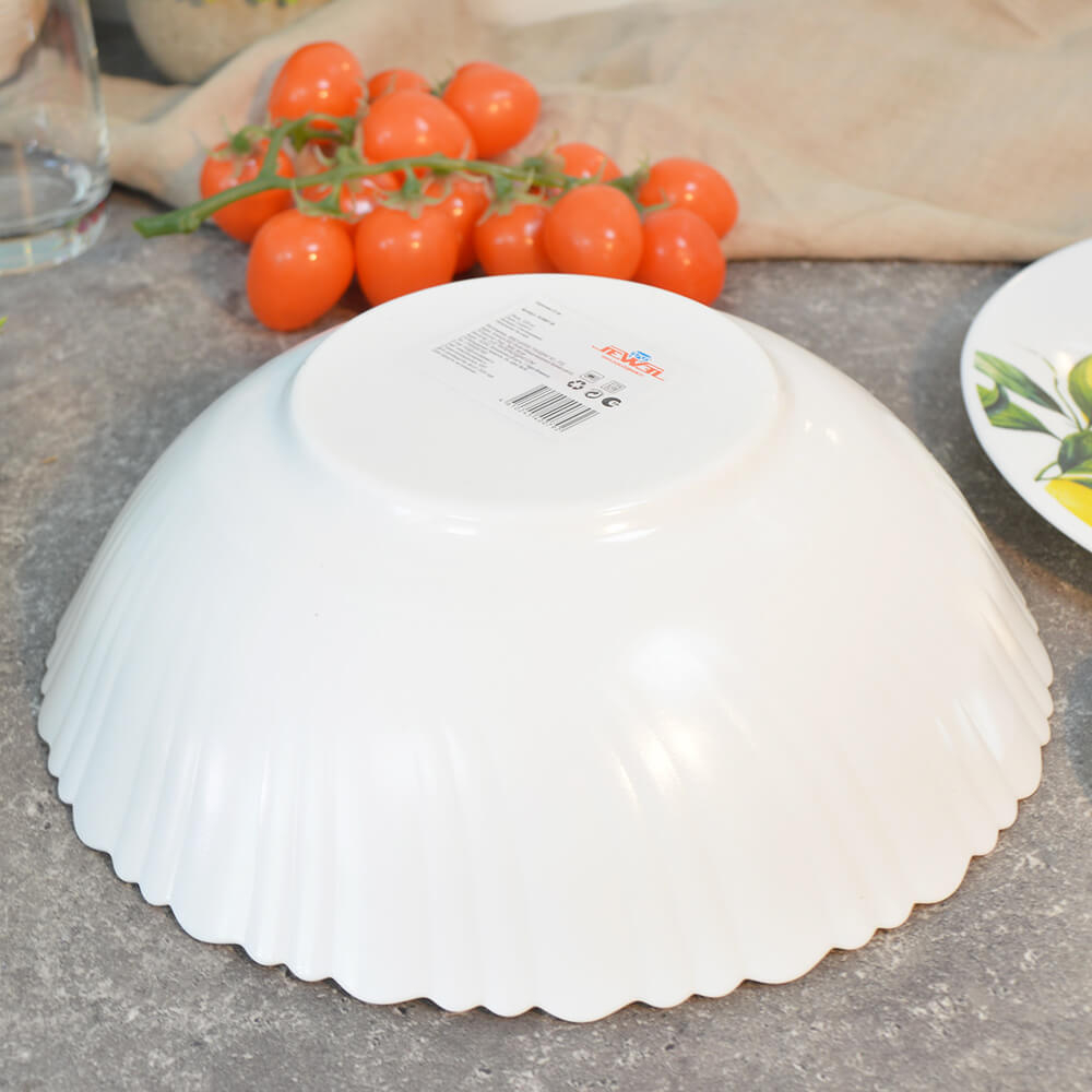 Салатник 1200мл 23см Сорренто, стеклокерамика, Jewel