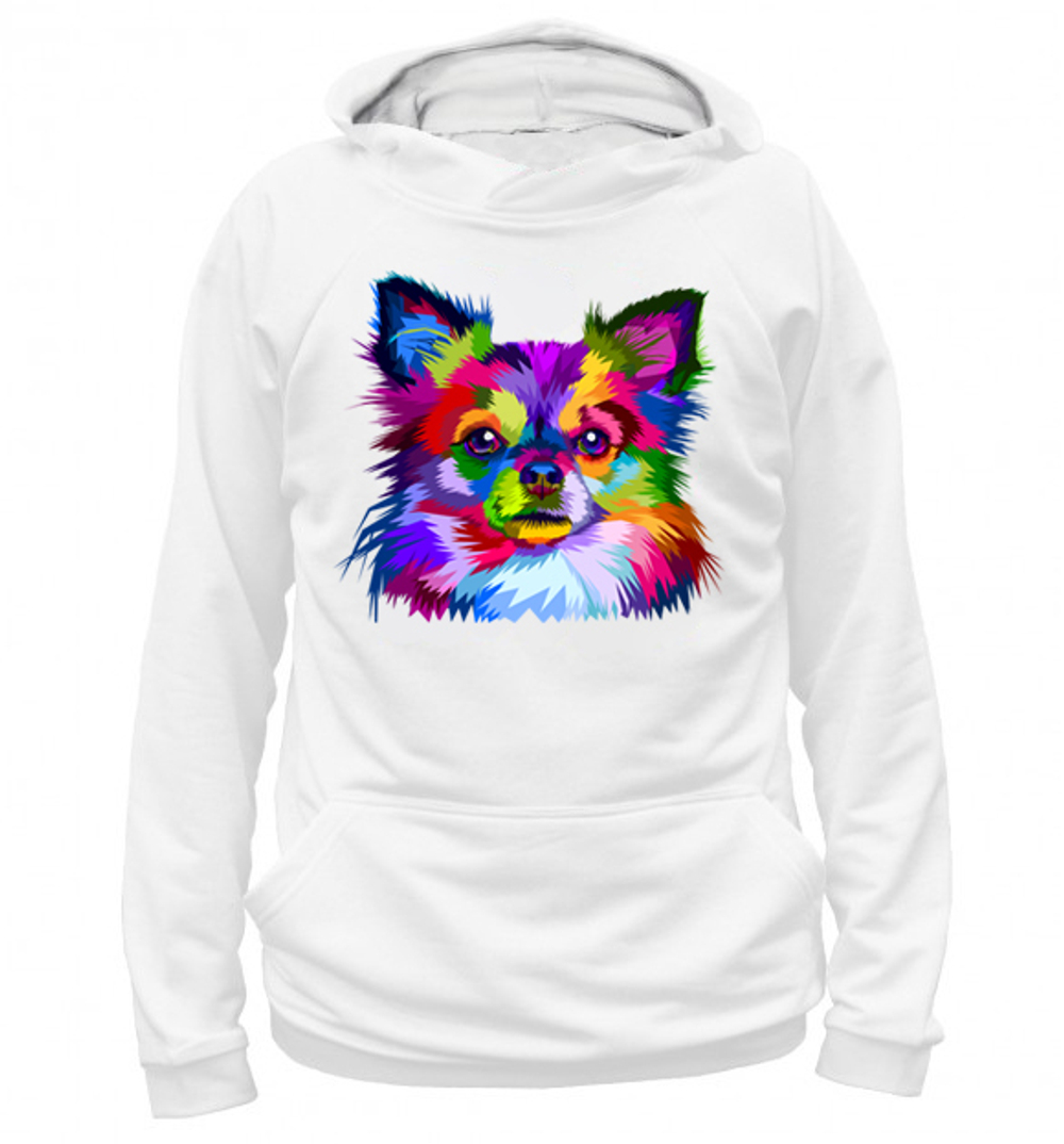 Толстовка "Разноцветный Чихуахуа"
