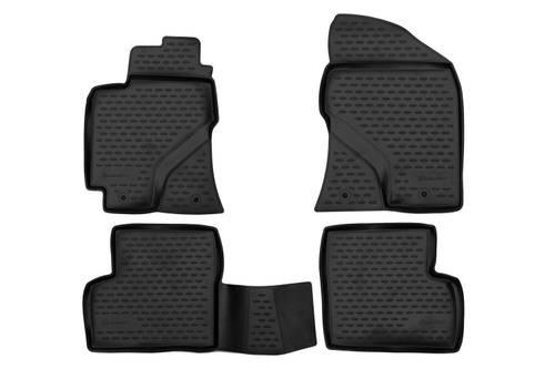 Коврики в салон GEELY SC-7, 2013-  4 шт. (полиуретан, чёрные) Element.NLC.75.12.210