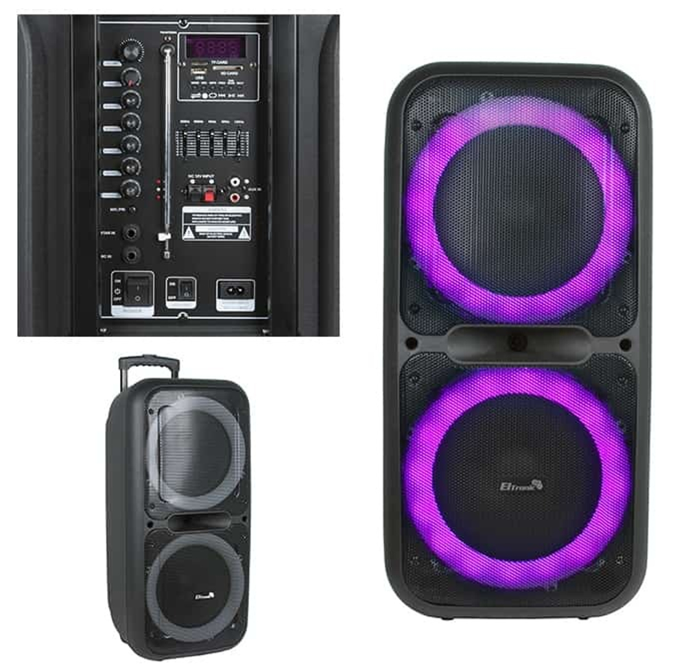 Колонка 12" (20-05 DANCE BOX 500) динамик 2шт/12" ELTRONIC с TWS