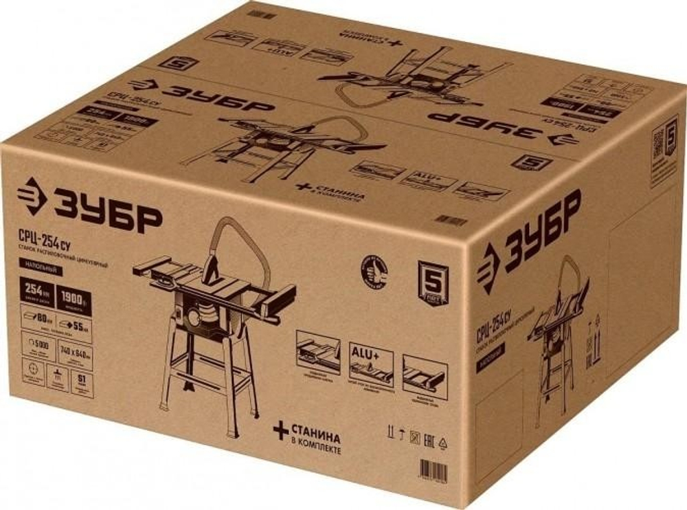 Станок циркулярный ЗУБР СРЦ-254су