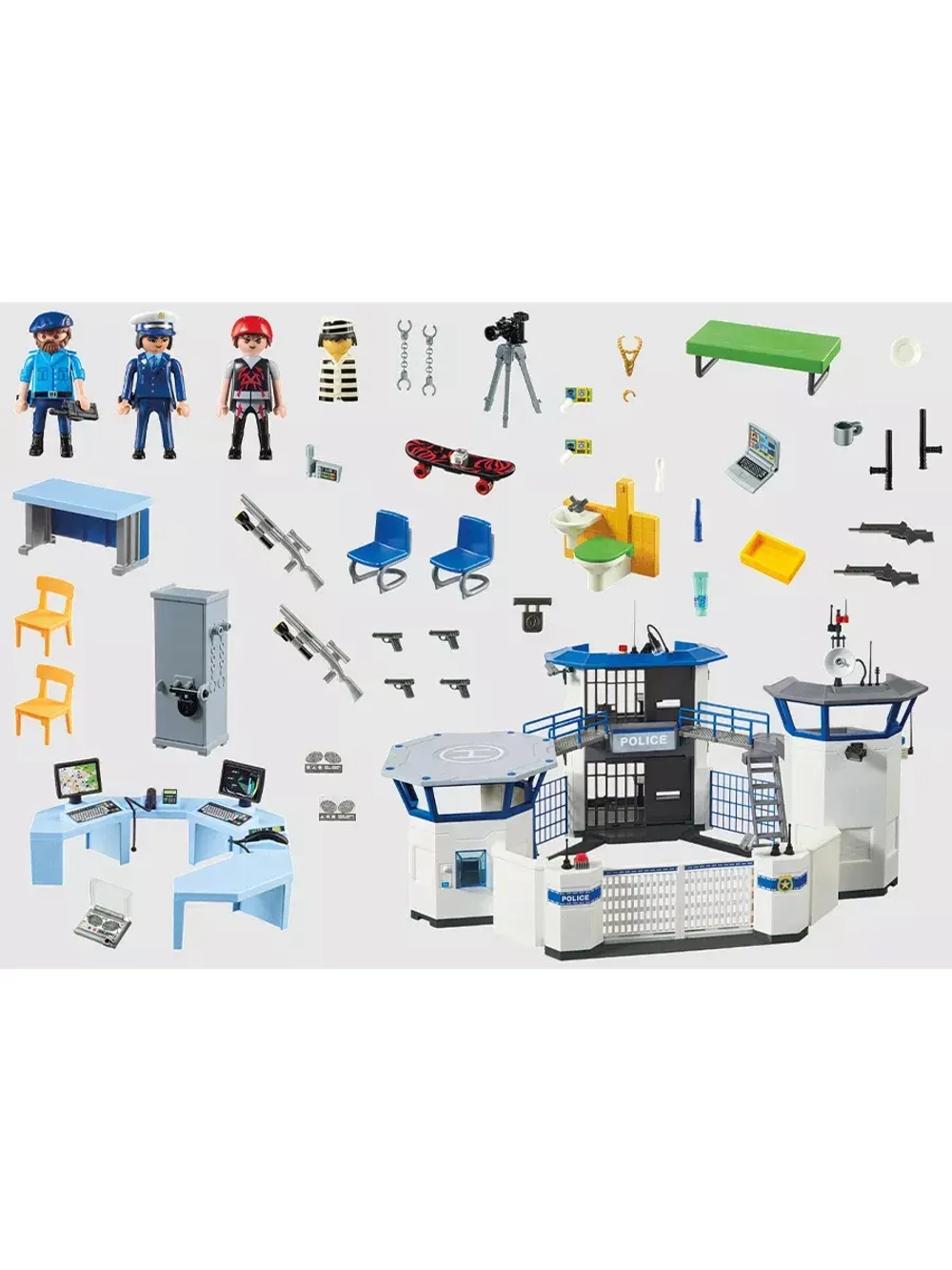 Конструктор Штаб Полиции с тюрьмой Playmobil 6919
